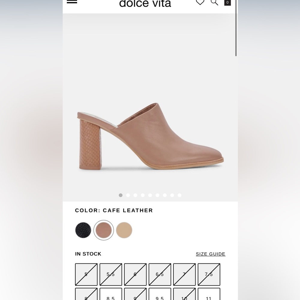 NWT Dolce Vita mules